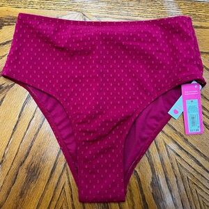 Plum color bikini bottom. NWT - size Medium